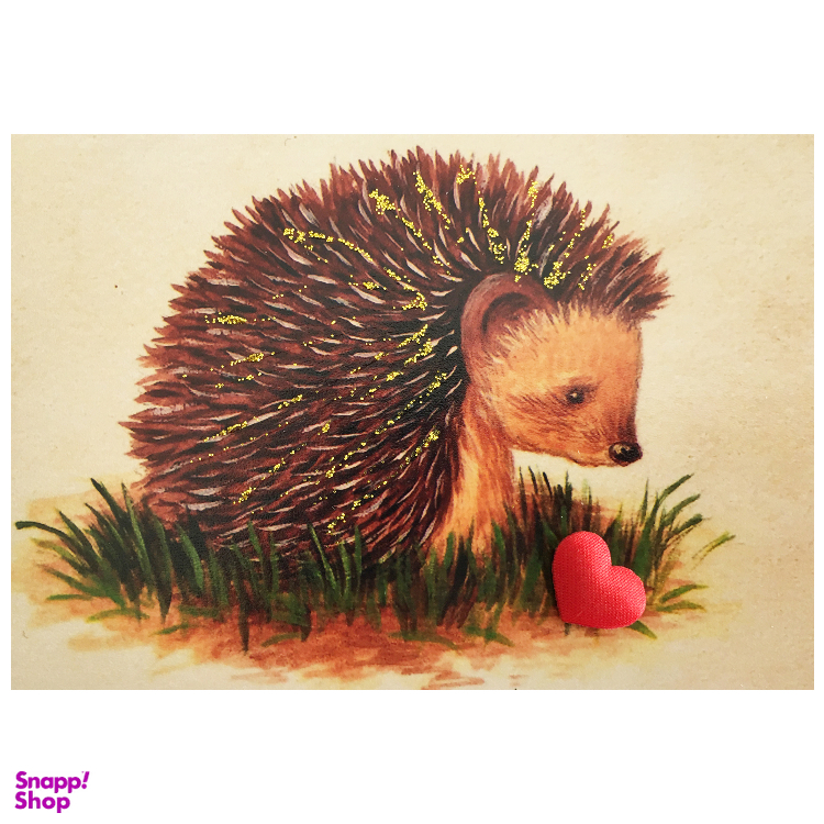 تابلو مگنت طرح جوجه تیغی عاشق کد GOGO.1 سایز 7×10 سانتی متر