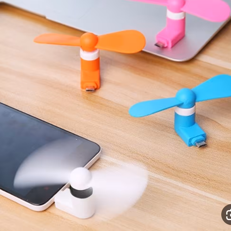 پنکه موبایلی برای گوشی های آیفون  یا مینی پنکه موبایلی 