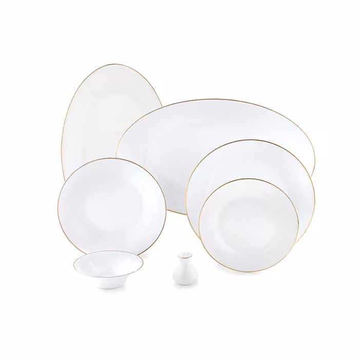 سرویس چینی زرین 6 نفره غذاخوری لومیو (35 پارچه)