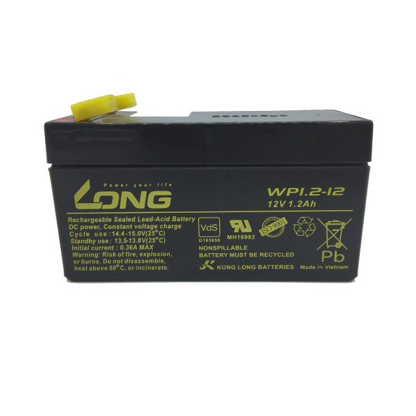 باتری یو پی اس 12 ولت 1.2 آمپر ساعت لانگ مدل WP1.2-12