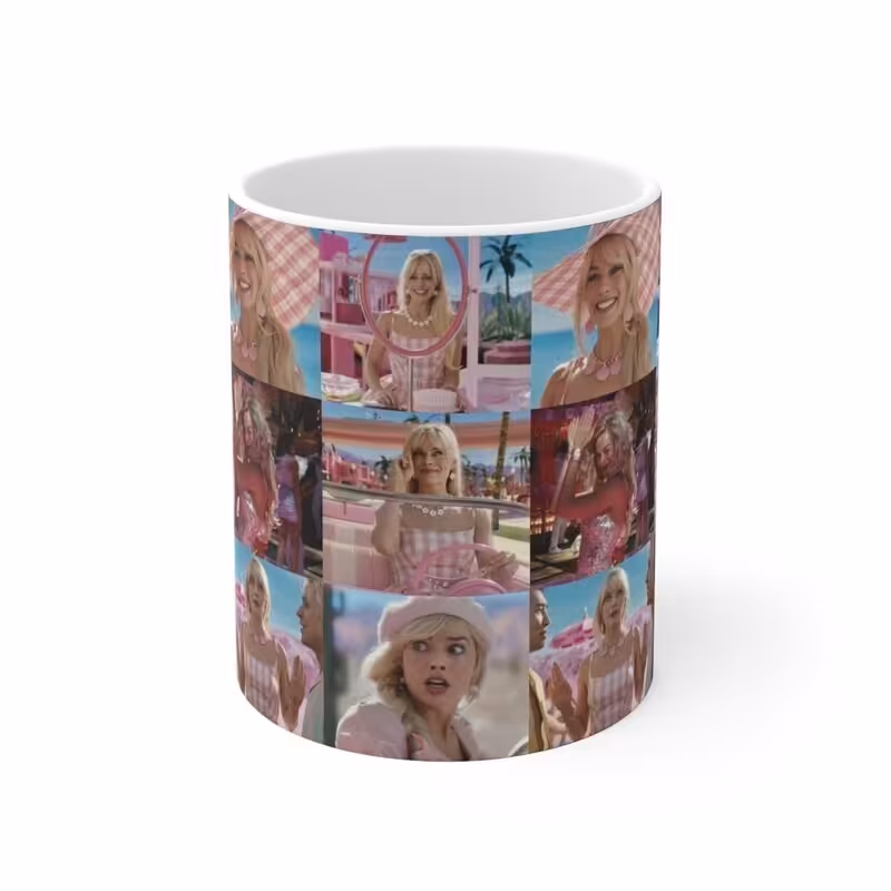 ماگ طرح فیلم باربی The Movie Barbie مدل NM1387