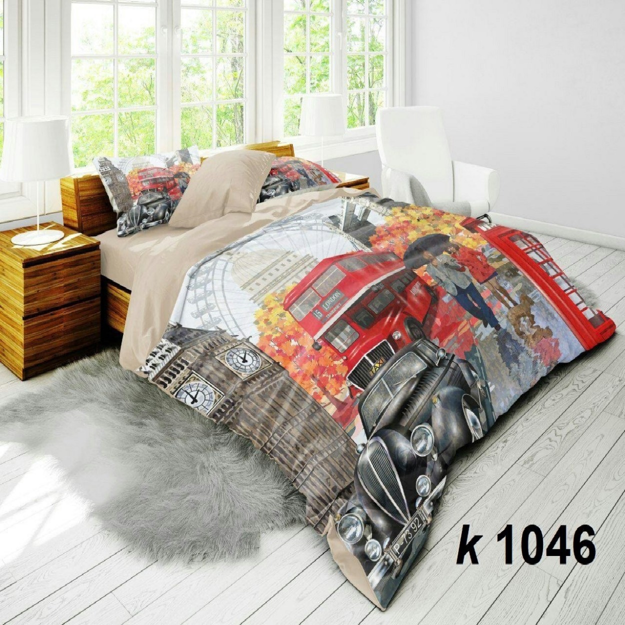 سرویس روتختی ترک إو turkev کد K-1046 دونفره 6 تکه