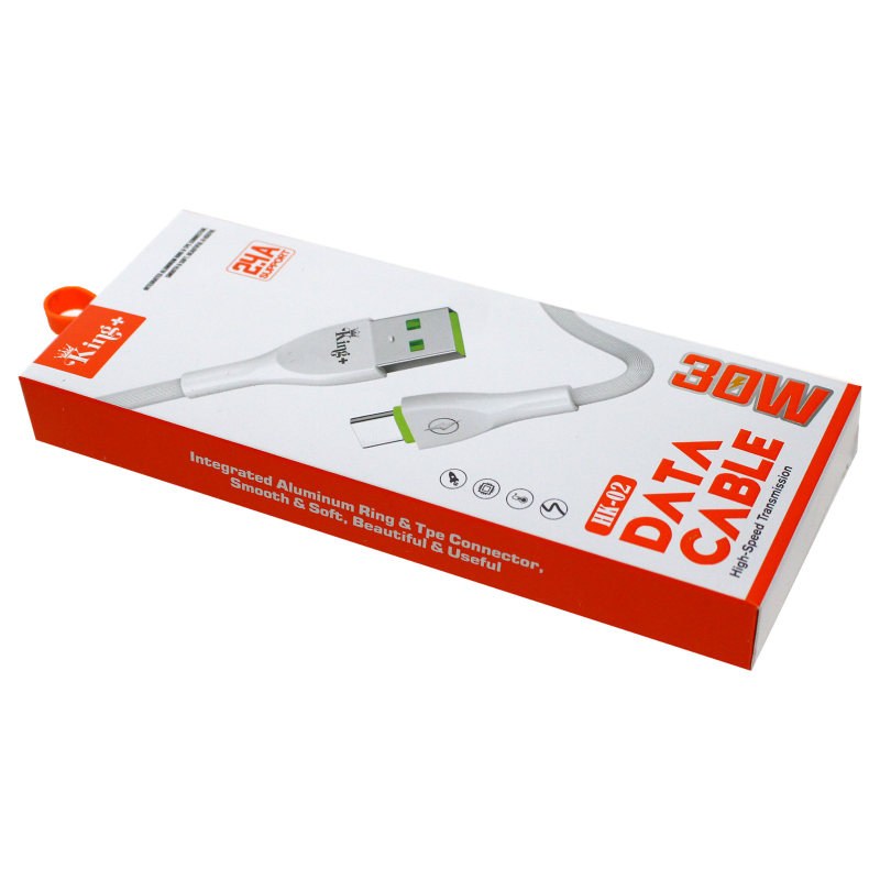 کابل شارژ کینگ پلاس تایپ سی  HK-02 TYPE C 