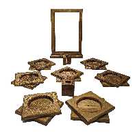 هفت سین چوبی ده پارچه 