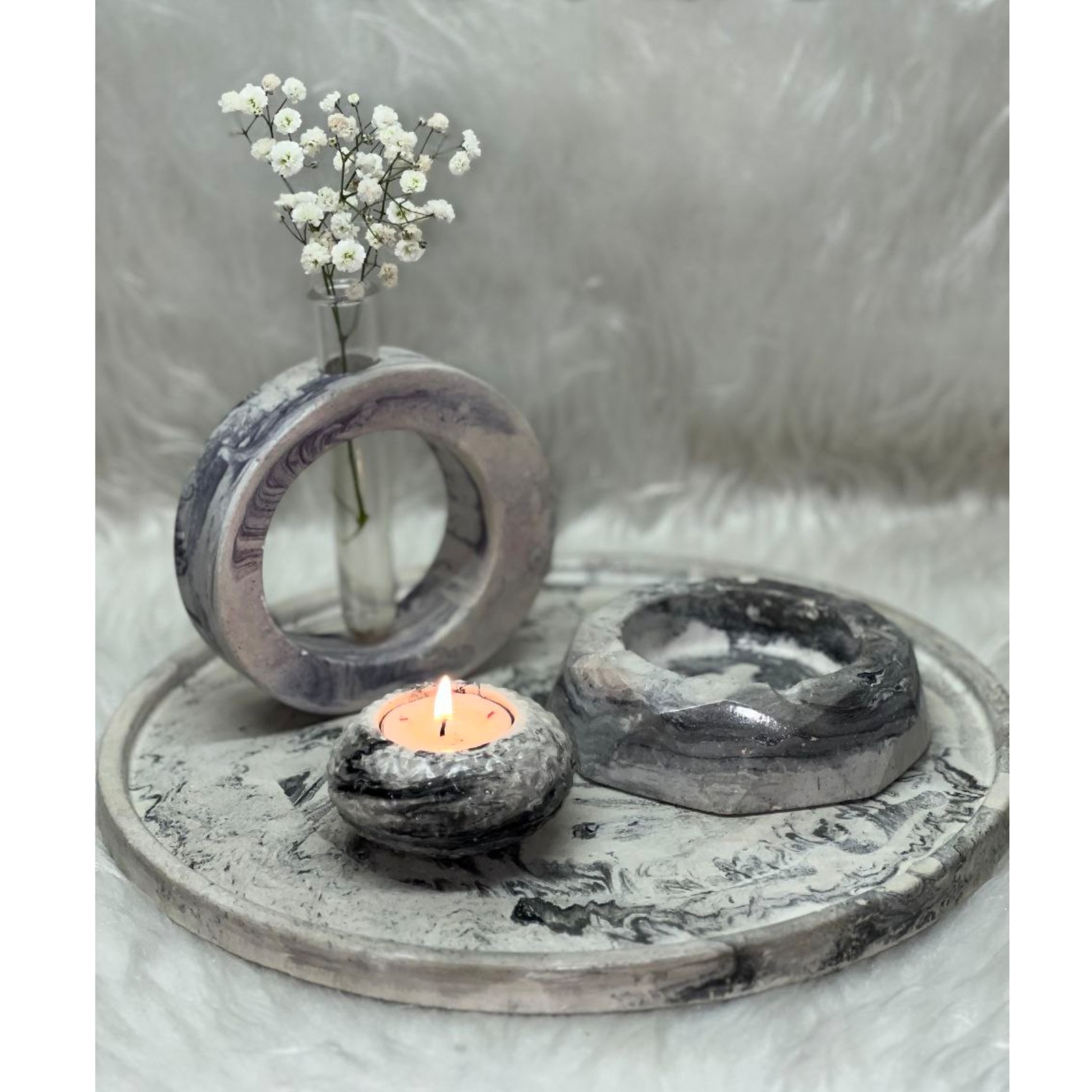 ست تزئینی سنگی