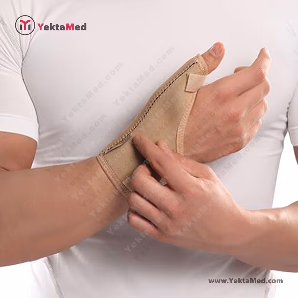 شست بند نئوپرنی آتل دار پاک سمن کد 110 - یکتامد YektaMed