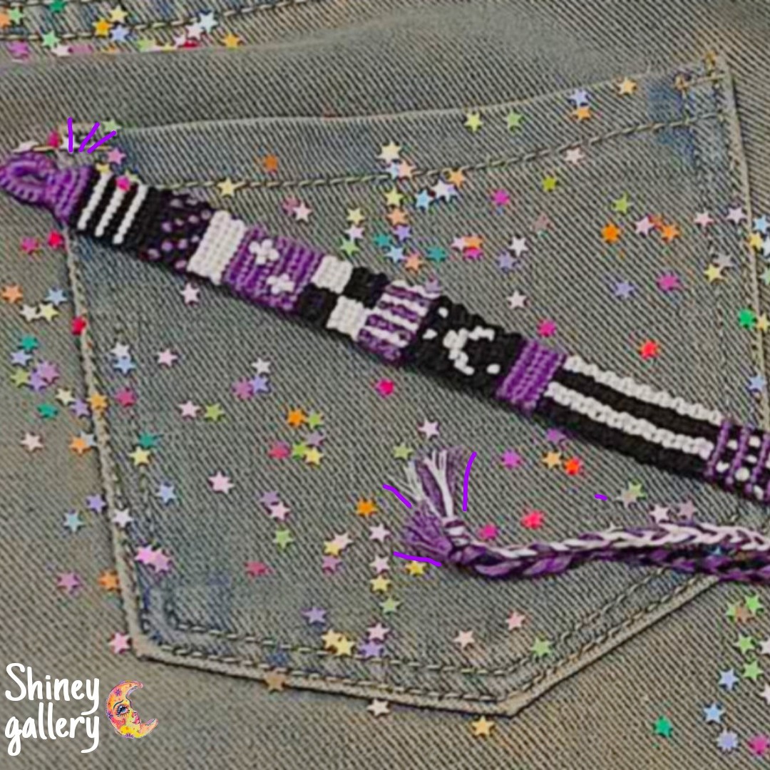 دستبند دوستی دستساز چند تکه ای