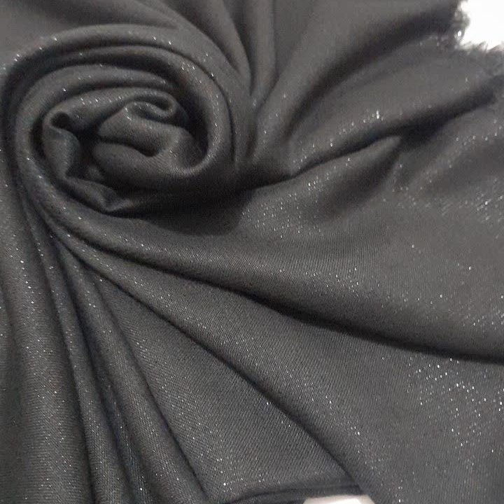 روسری مشکی تمام لمه