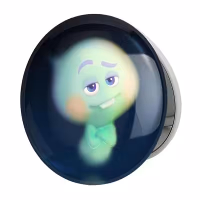 آینه جیبی خندالو طرح انیمیشن روح Soul مدل تاشو کد 3390