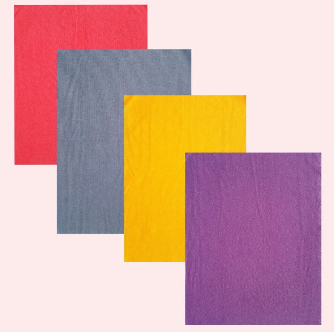  مجموعه 4 عددی دستمال میکرو فایبر ابعاد 32 در 38 سانتی متر باقابلیت آبگیری و نظافت بالا 