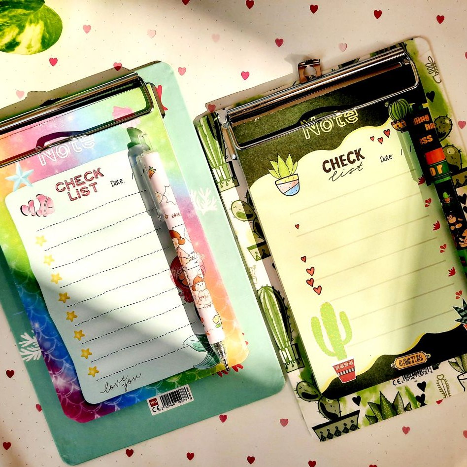 چک لیست طرح پری دریایی و کاکتوس 