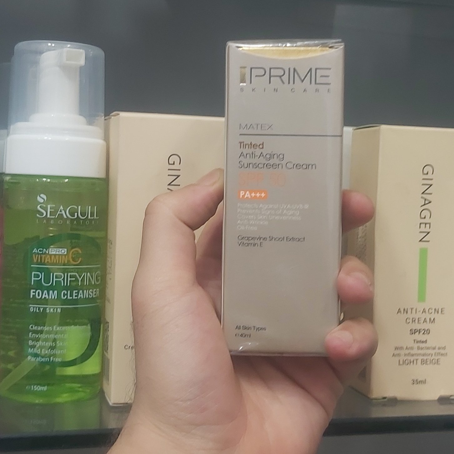 ضد آفتاب جوان کننده رنگی پریم spf 50 