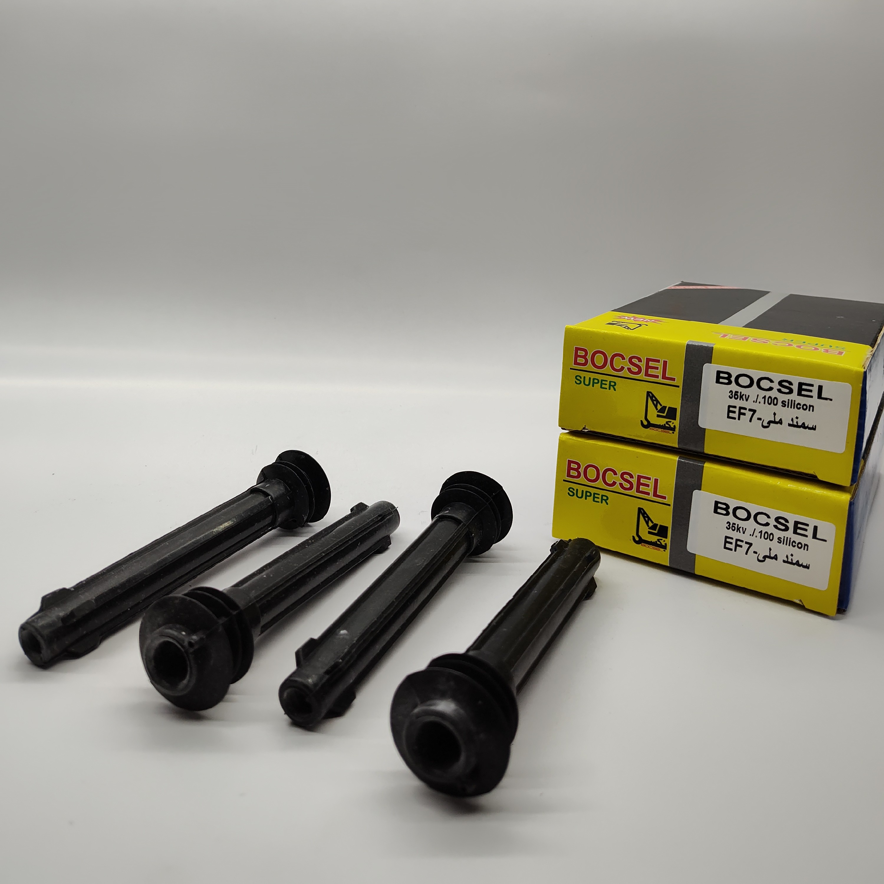 وایر شمع (بوت کوئل) سمند ملی - ef7 سیلیکونی فنر استاندارد آغشته به پودر مخصوص 