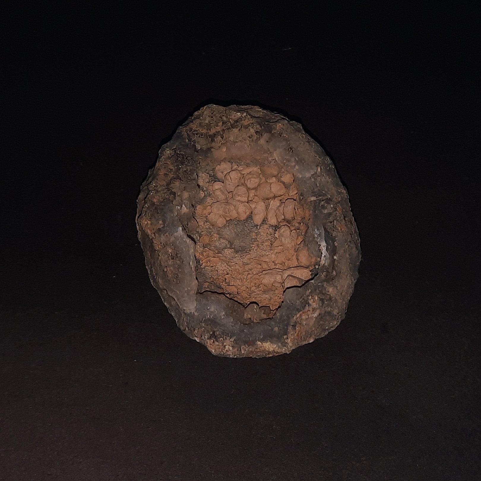 ژئود کوارتز عقیق دولومیت کوچک کد بی400 کلکسیونی و دکوری