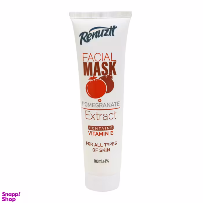 ماسک صورت رینوزیت (Renuzit) مدل انار حجم 100 میلی‌لیتر