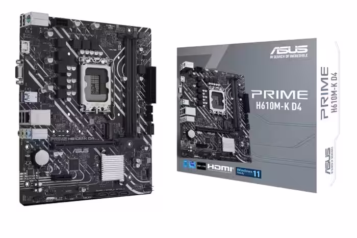 مادربرد ایسوس مدل PRIME H610M-K D4 سوکت 1700