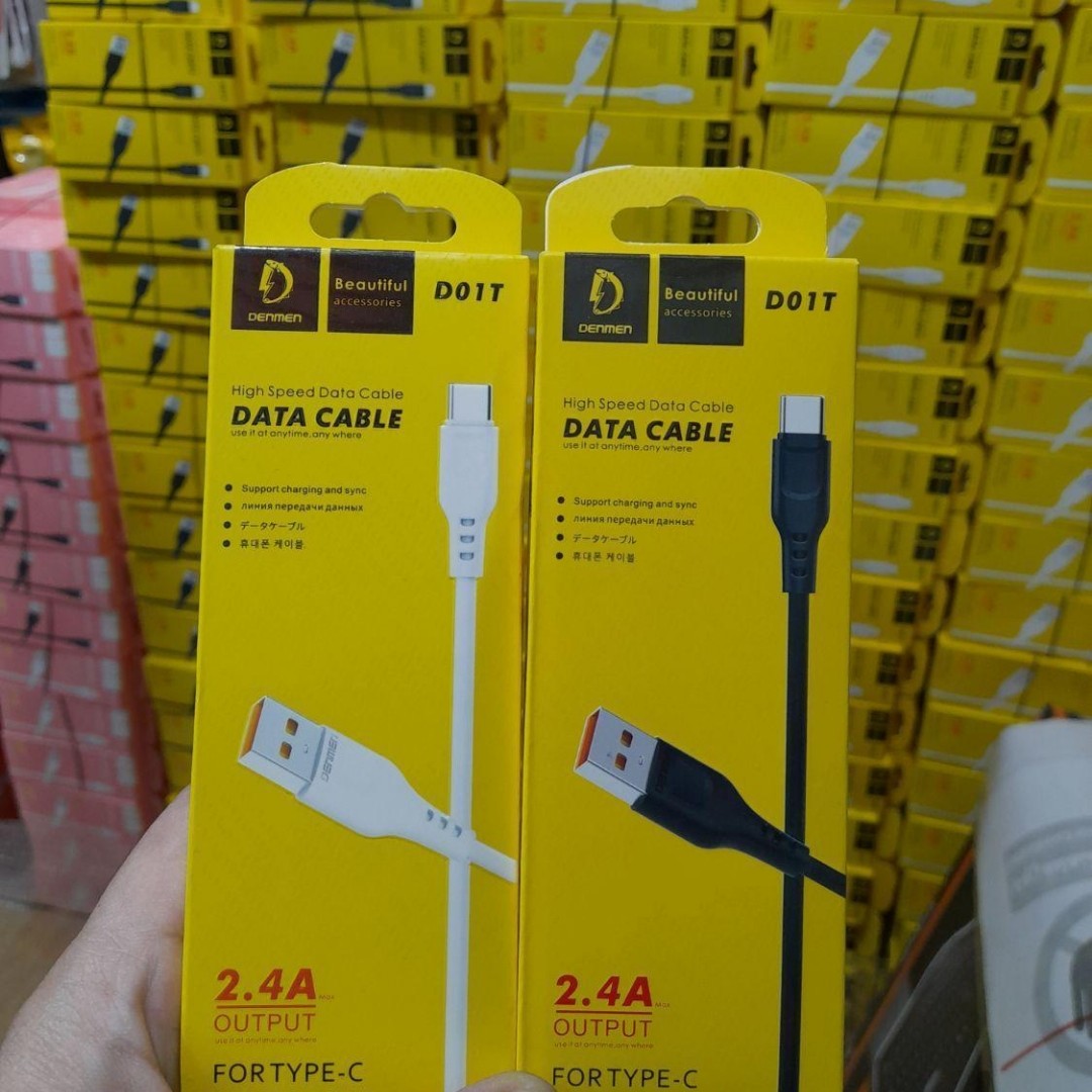 کابل فست شارژ  تایپ سی دنمن عمده و تک