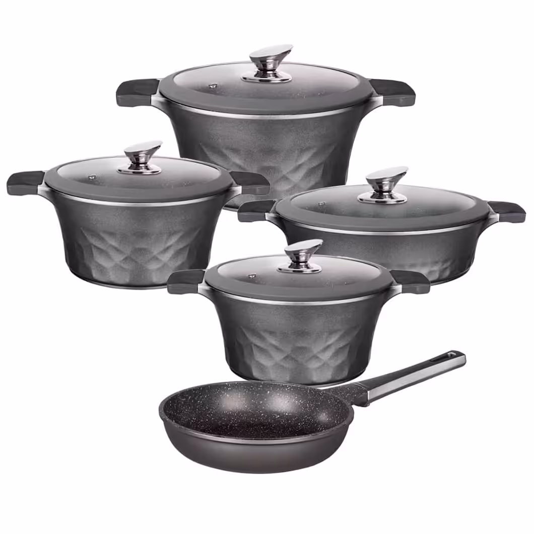 سرویس پخت و پز  9 پارچه جی فی نی GIFFINI نوک مدادی  مدل  002
