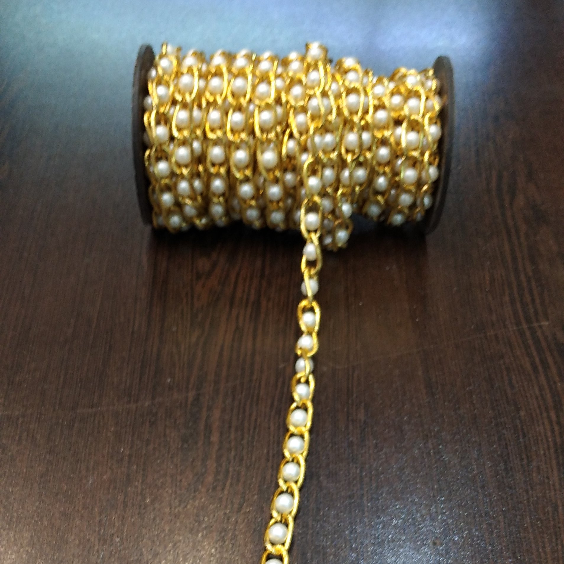 زنجیر کیف مدل مرواریدی نیم متری