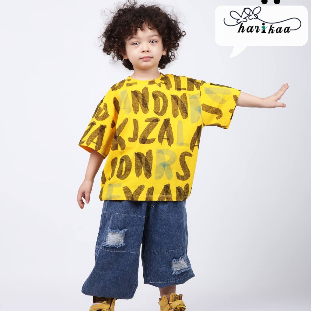 تیشرت اسپرت پسرانه و دخترانه طرح دار  جنس نخ پنبه درجه یک در سه رنگ و سایزبندی کامل