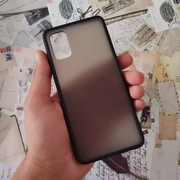 گارد - قاب - کاور  پشت مات رنگ مشکی مناسب برای سامسونگ Galaxy A41