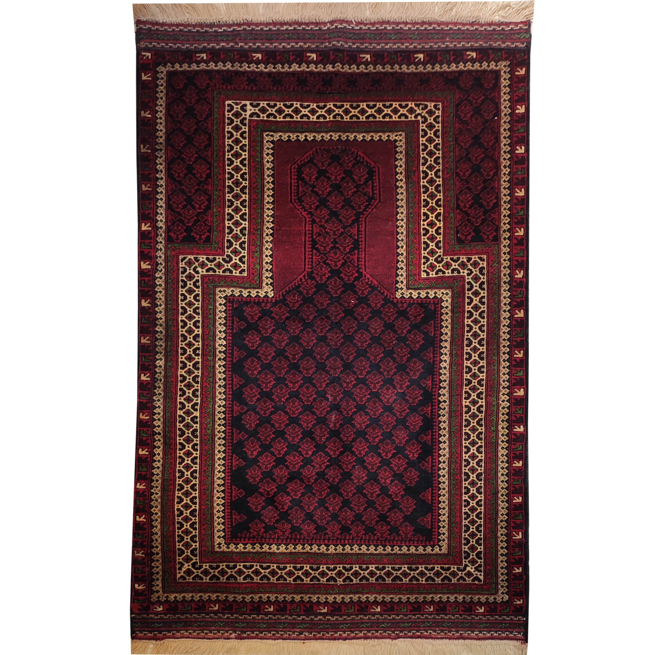 فرش دستبافت دو متری طرح قاسم آبادی کد 58 مدل 38546076 برند فرش رضا ترکمنی