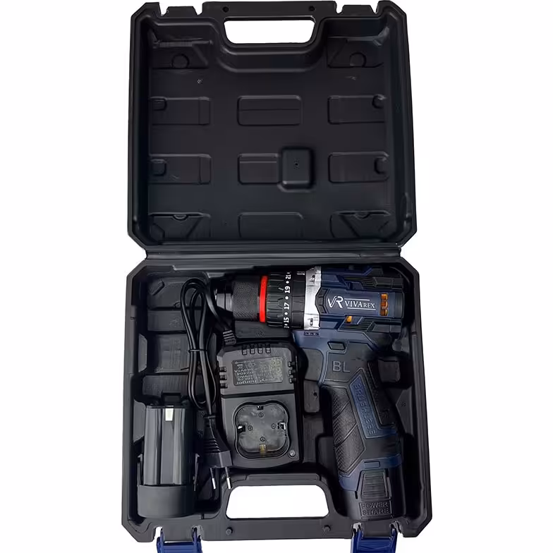 دریل شارژی 16.8 ولت ویوارکس چکشی مدلvr1682h_bl