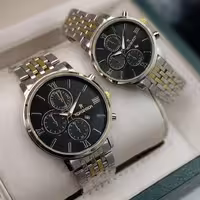 ست و تک زنانه مردانه ساعت مچی رومانسون طرح سه موتوره ROMANSON 