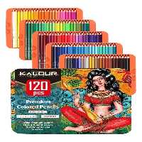 مداد رنگی 120 رنگ kalour
