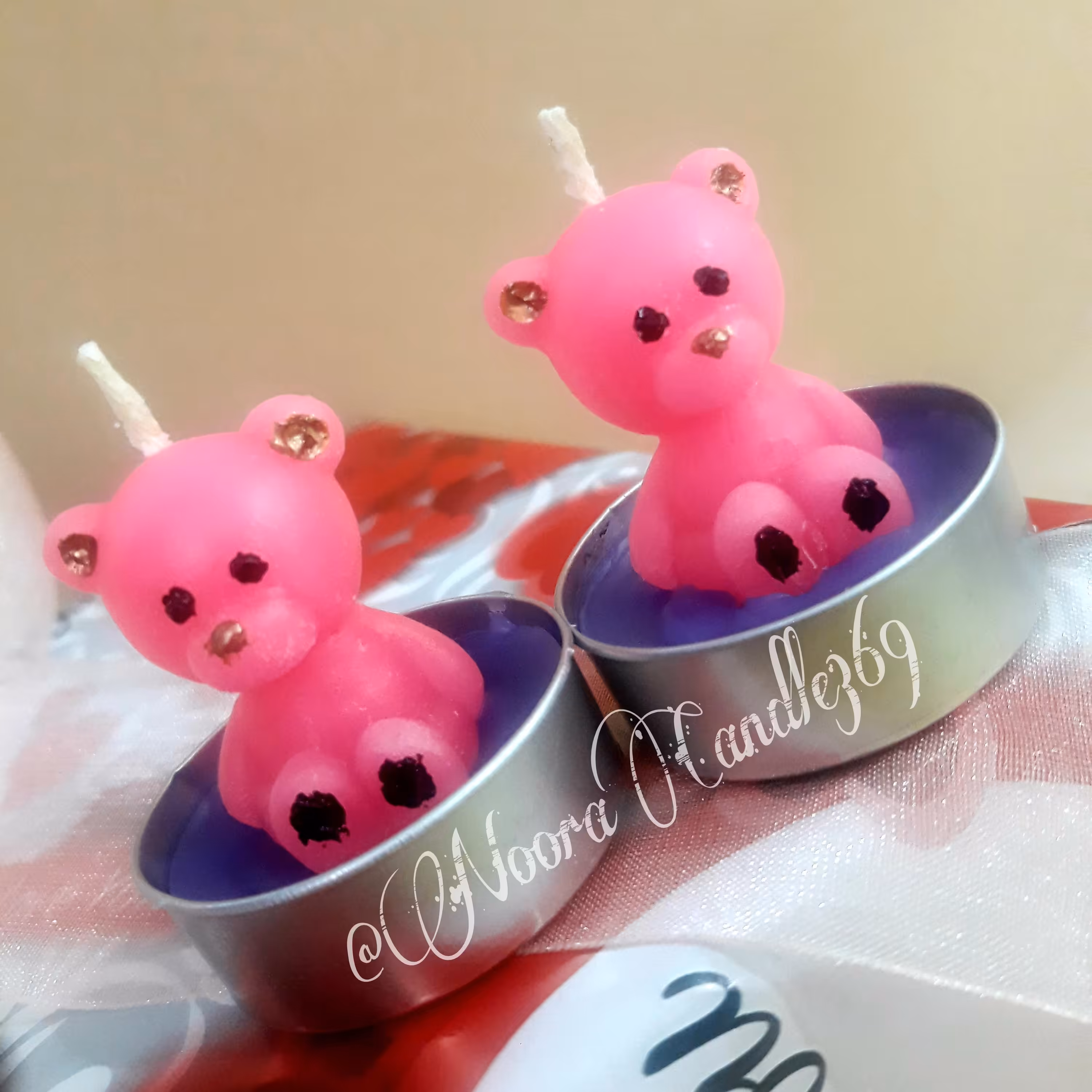 پک 5 عددی شمع خرس تدی 