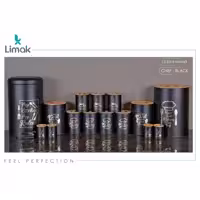 سرویس آشپزخانه درب چوب  لیماک درجه یک 15پارچه  مشکی چوب رابرضد آب (چف)