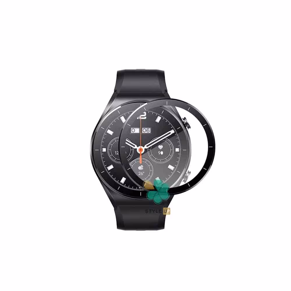 محافظ صفحه ساعت سرامیکی دور مشکی مناسب Xiaomi Watch S1