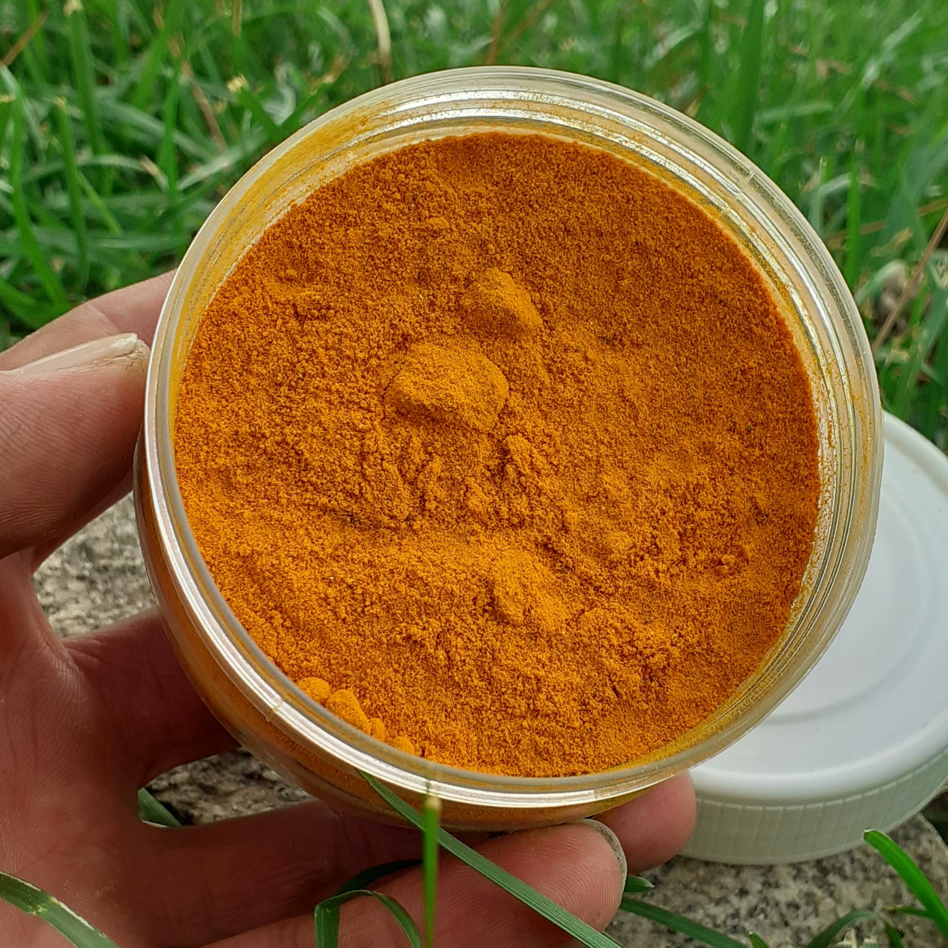 زردچوبه پودری پرتقالی  100 گرمی