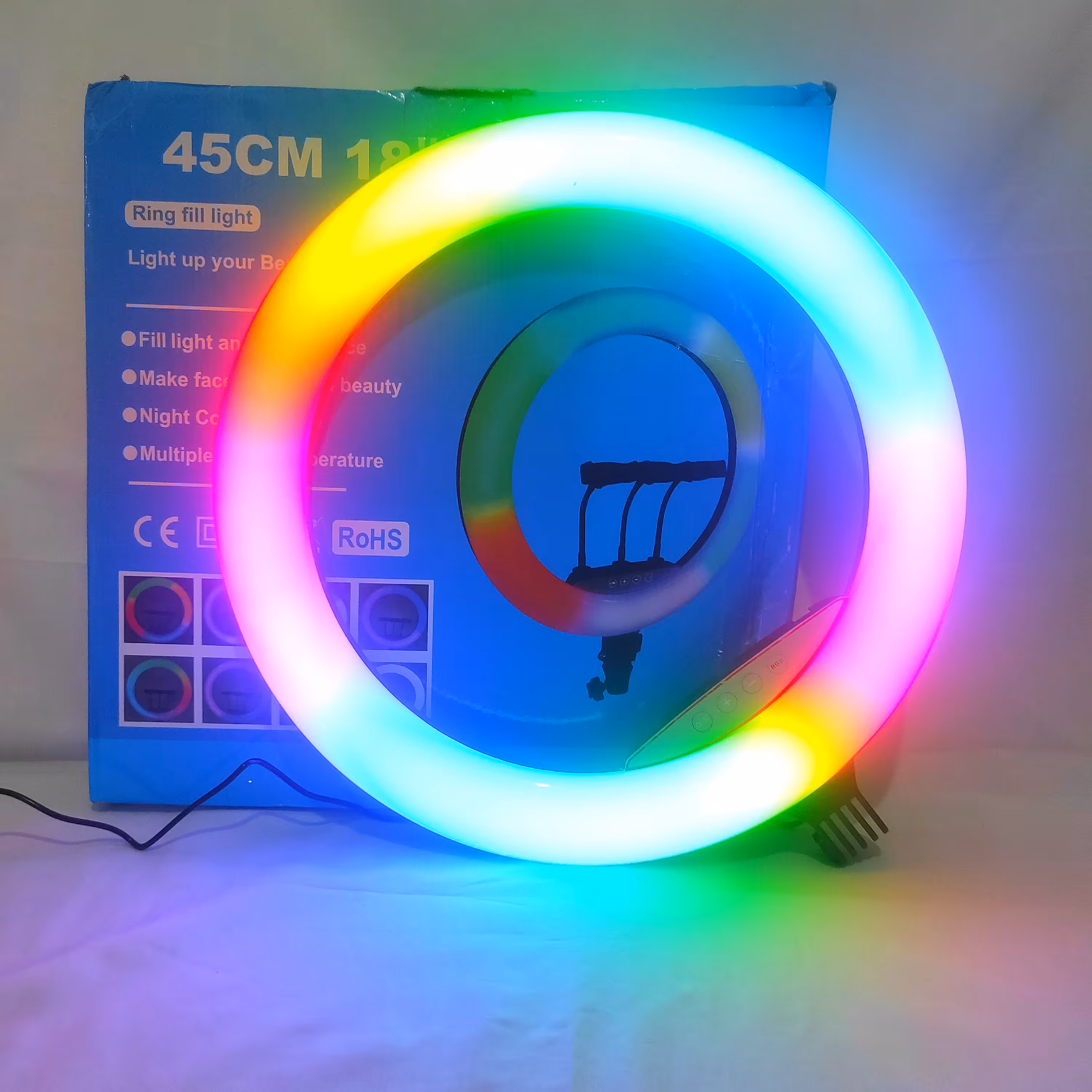 رینگ لایت 45rgb