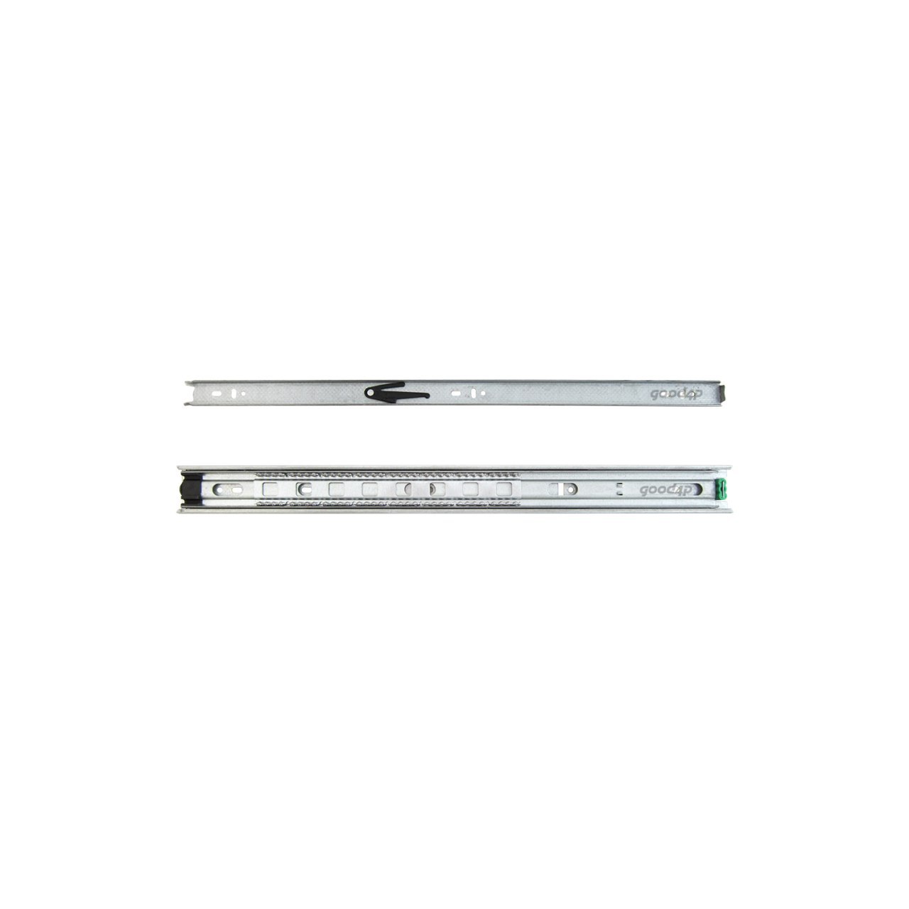 ریل کشویی کابینت سه تکه پهن عرض 4/5 چهار ساچمه 50 سانت تیام