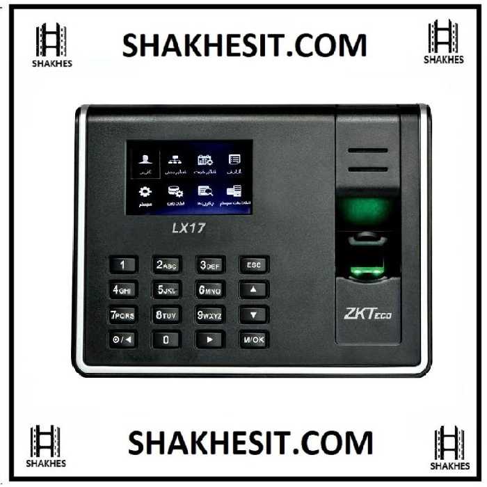 دستگاه حضور و غیاب مدل LX17