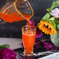 پارچ و لیوان لب طلایی بلوری ساخت چین شرکت مجستی مدل تولیپ بسته هفت عددی