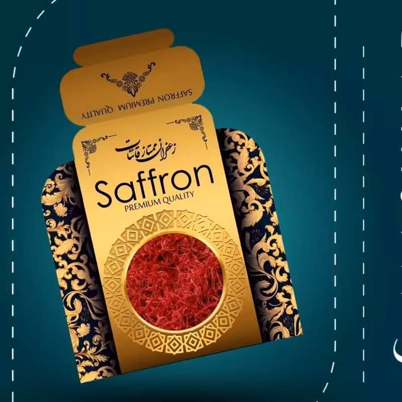 زعفران نگین پرسی مدل پاکتی 