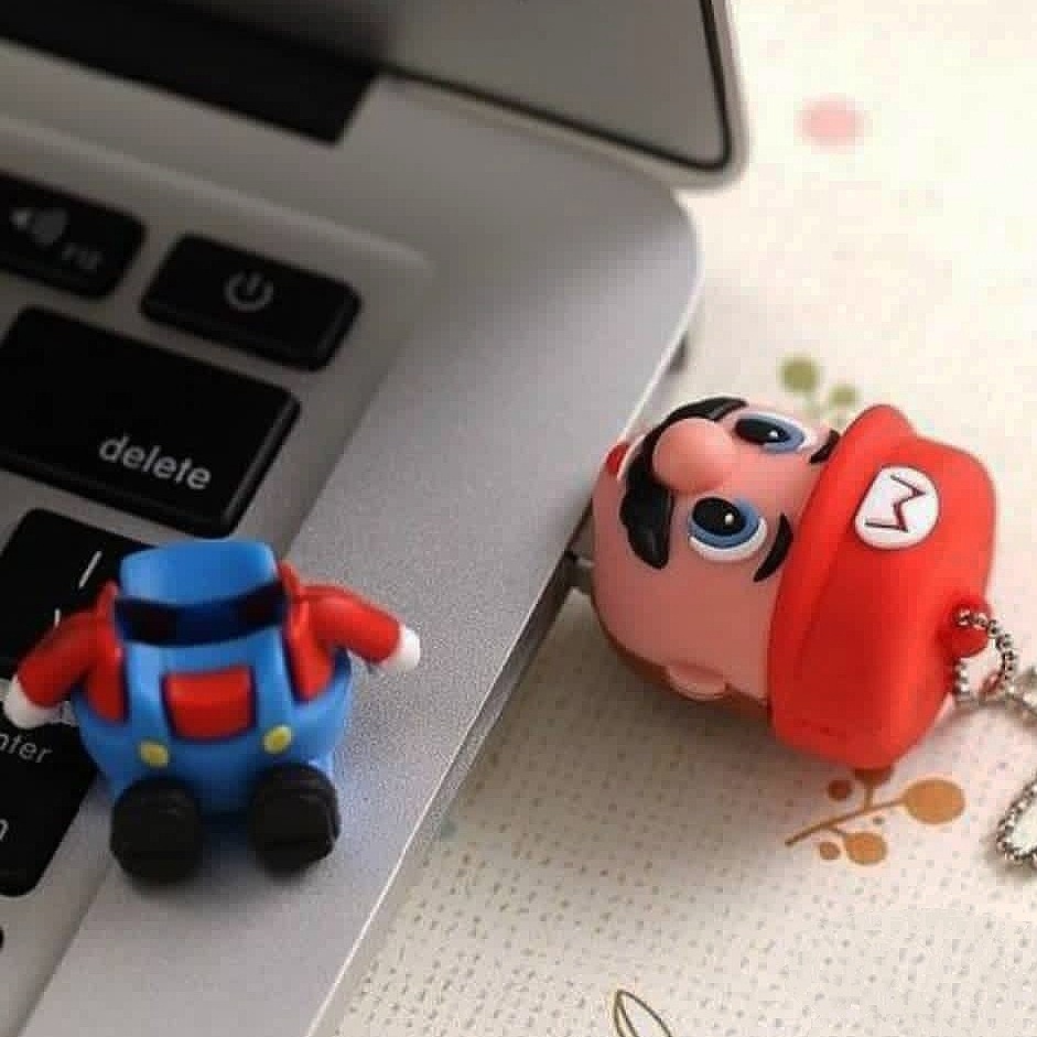 فلش عروسکی فانتزی سیلیکونی طرح ماریو 32 گیگ