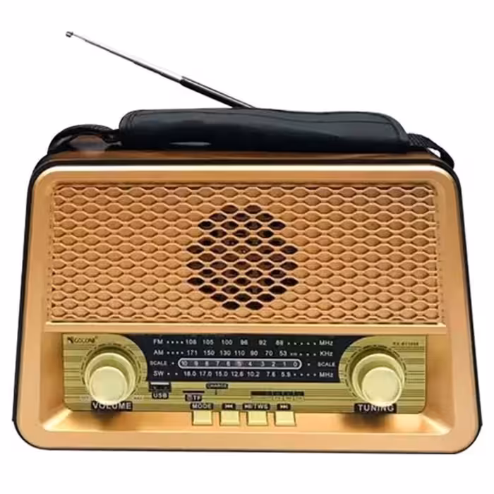 اسپیکر بلوتوثی شارژی طرح رادیو گولون 1008SQ