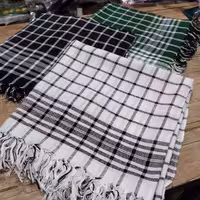 چفیه ایرانی دست بافت جنس کاملا نخی درجه یک و عالی کاملا نرم و لطیف سایز 110 سانت