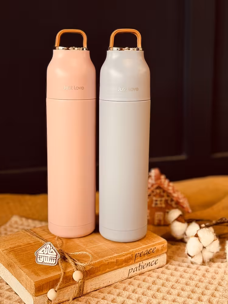 فلاسک بند سیلیکونی JUST LOVE کد001402