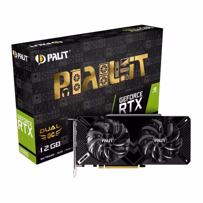 کارت گرافیک پلیت GeForce RTX 2060 Dual OC 12GB