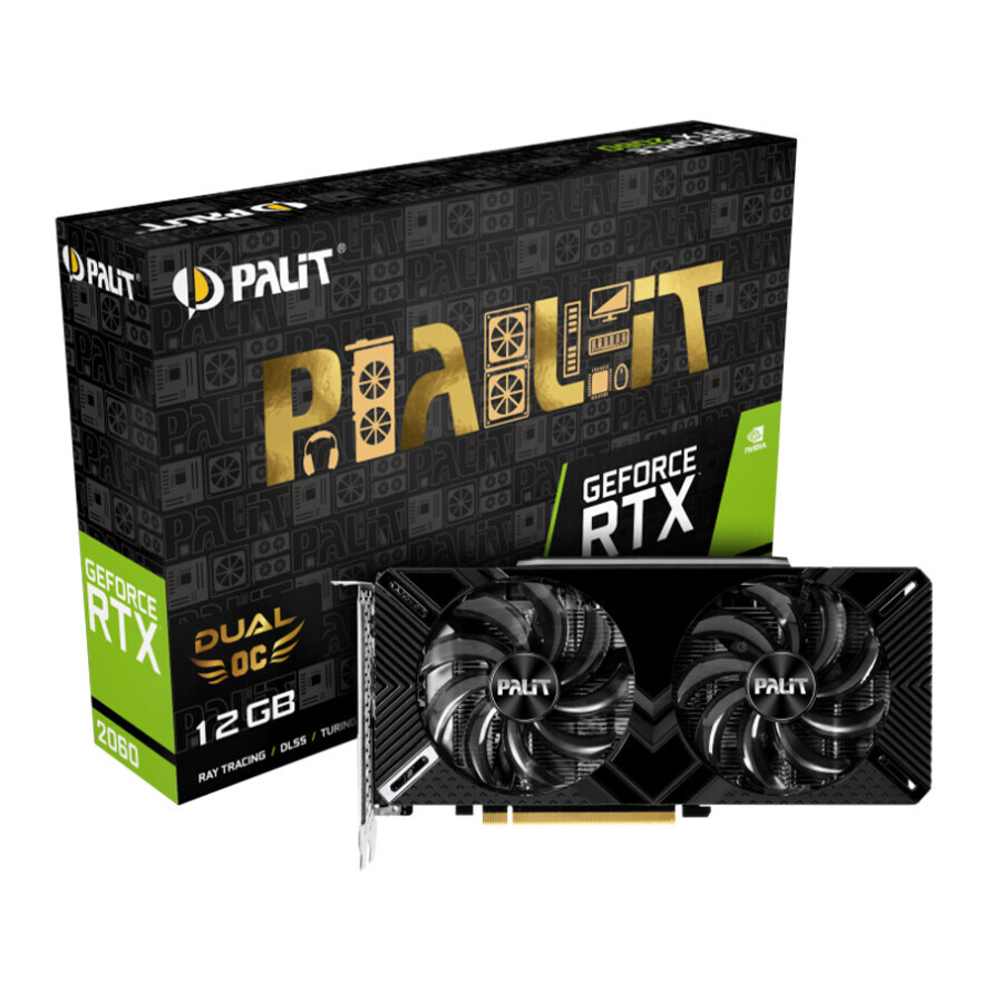 کارت گرافیک پلیت GeForce RTX 2060 Dual OC 12GB
