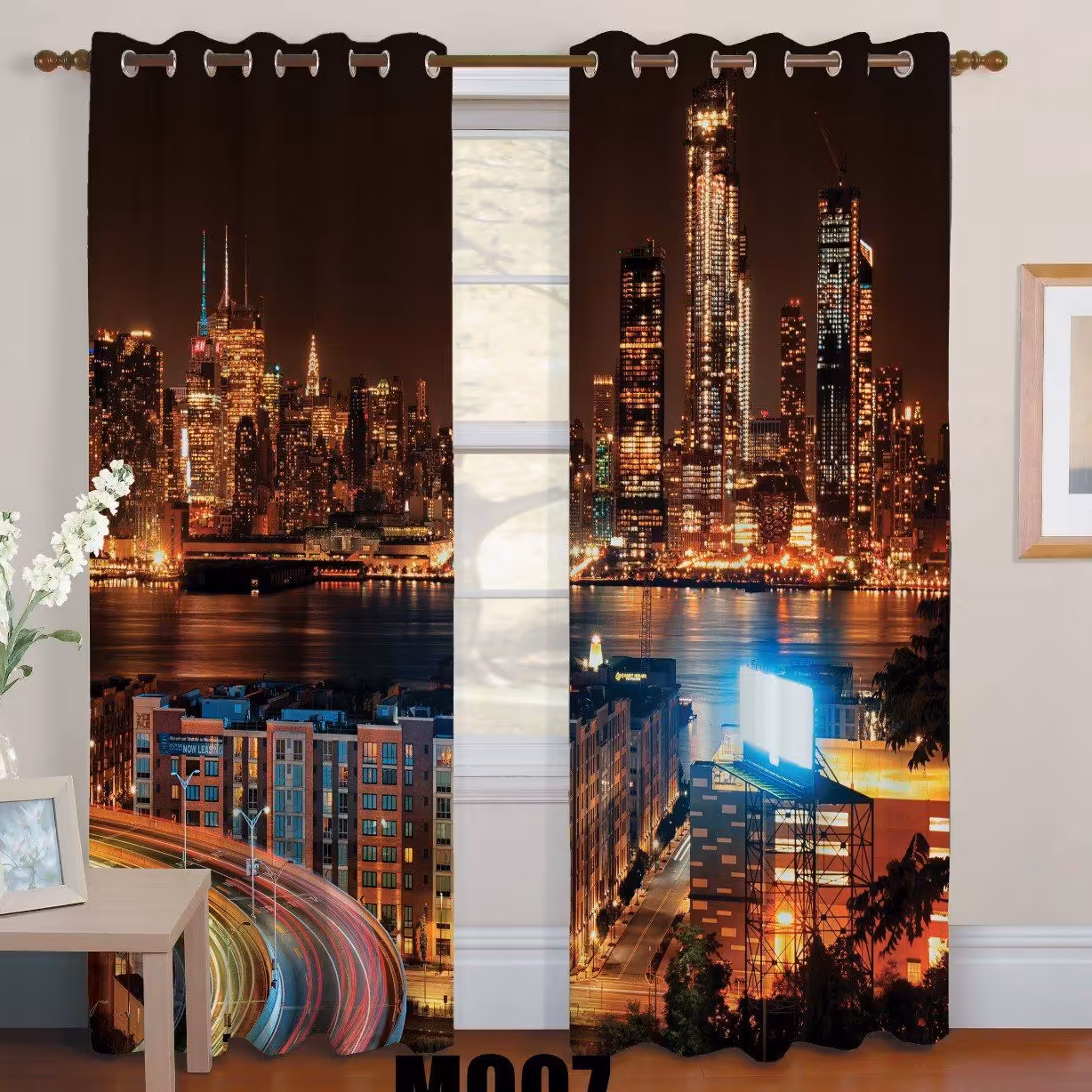 پرده چاپی  پانچ  طرح   نقاشی و منظره کد688