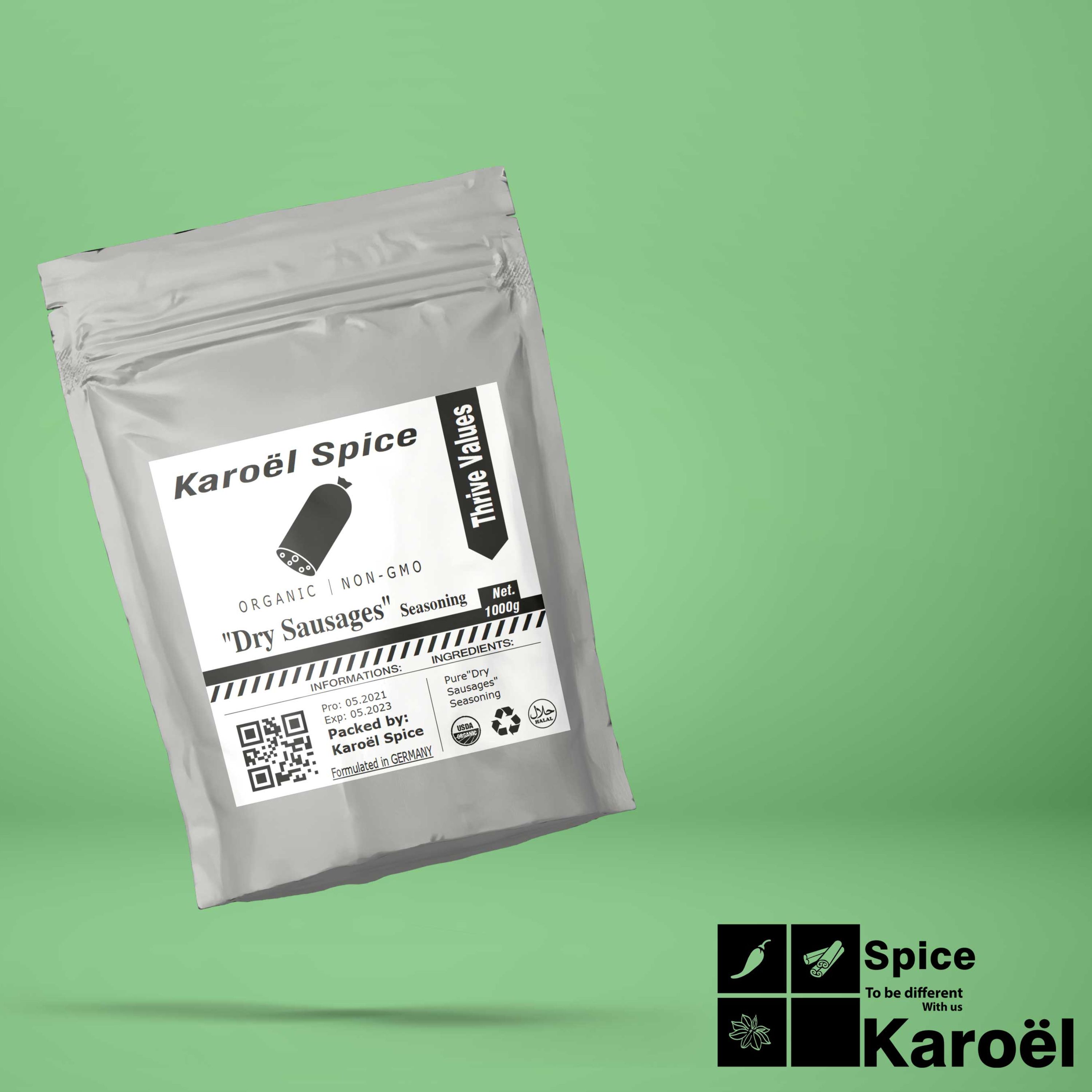 طعم دهنده کالباس خشک (محصول آلمان)250گرمیKFC