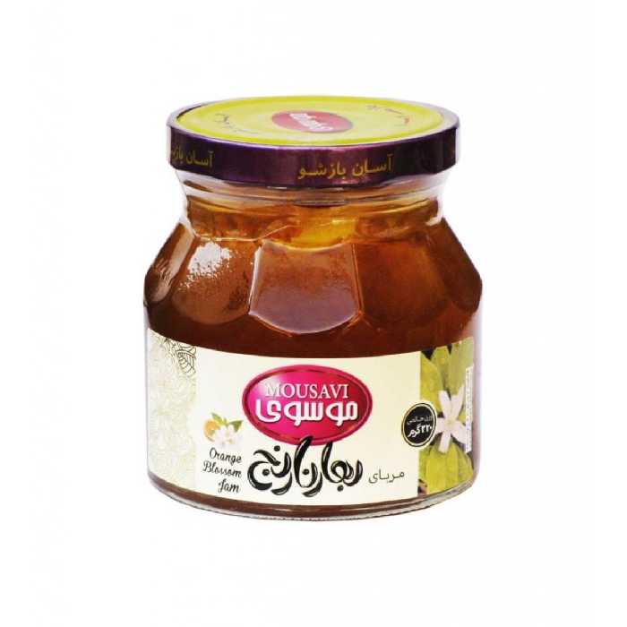 مربای بهار نارنج موسوی شیشه ای 320گرمی