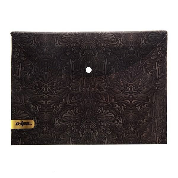 پوشه دکمه دار کلیپس طرح اسلیمی 2