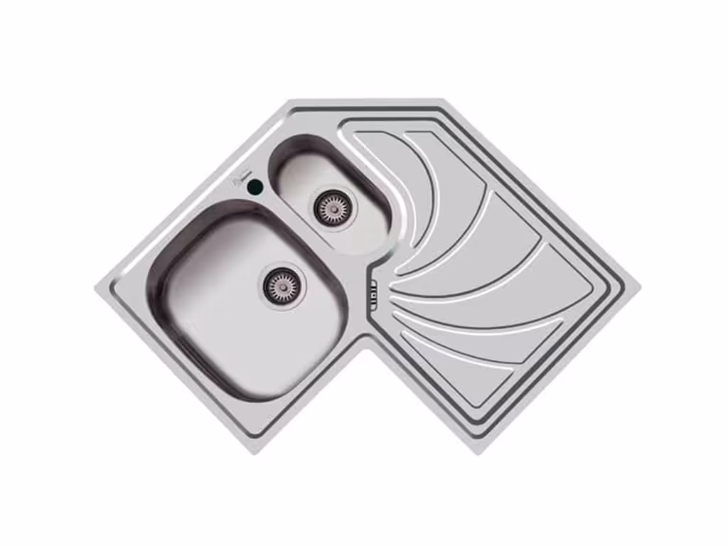 سینک اخوان مدل 65 توکار گوشه