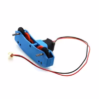 موتور گیربکس دار پلاستیکی مبتدی 6 ولت دو شفت A با کانکتور مخابراتی